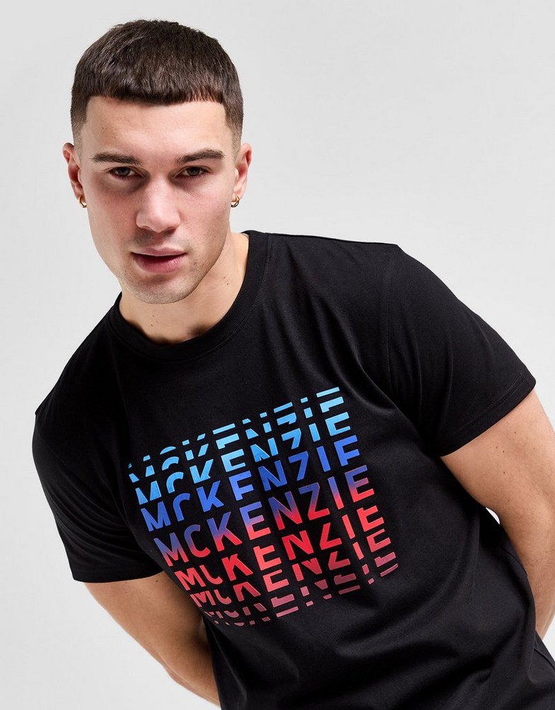 Tricou pentru bărbați MCKENZIE TRICOU DAZED BLK MCKTM16036007 Negru