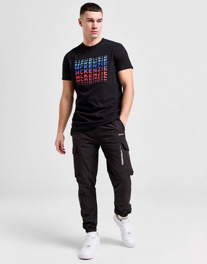 Tricou pentru bărbați MCKENZIE TRICOU DAZED BLK MCKTM16036007 Negru