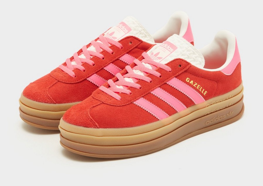 Buty sneakersy damskie ADIDAS GAZELLE BOLD W IH7496 Czerwony