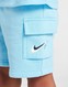 NIKE КОМПЛЕКТ DBL SWSH TEE/SHT BLU B
