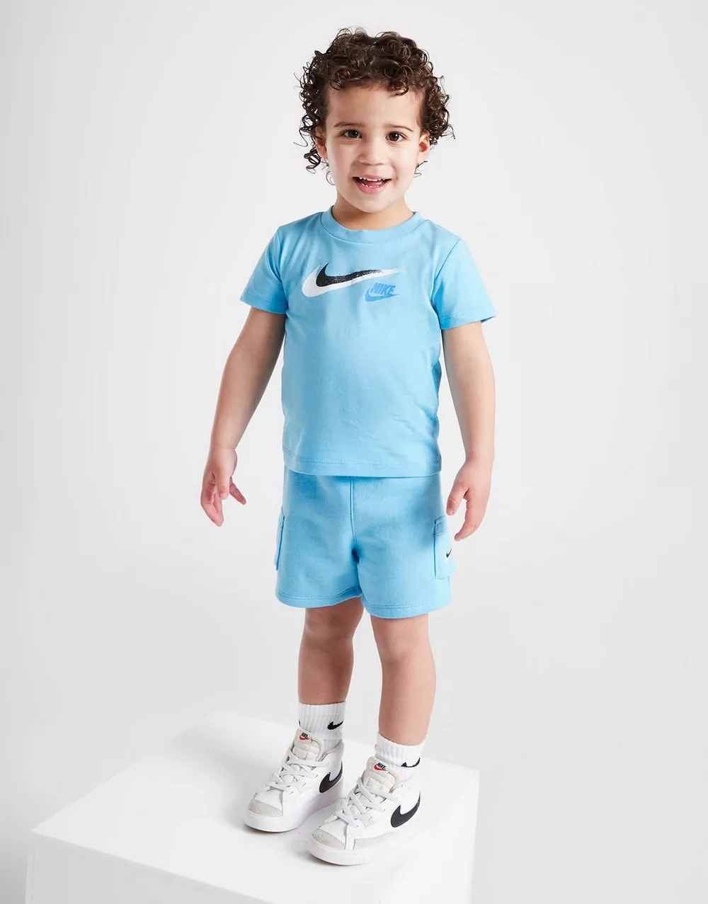 NikeHad NIKE КОМПЛЕКТ DBL SWSH TEE/SHT BLU B, фото 1 з 5