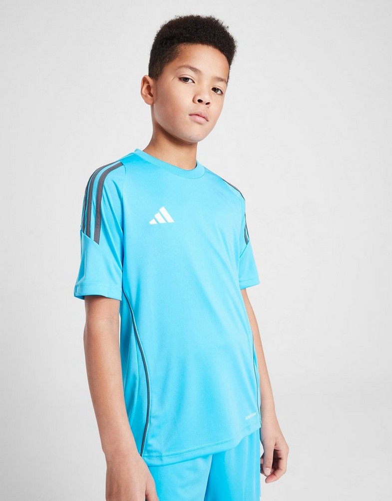 Gyerek póló ADIDAS PÓLÓ TIRO24 TEE BLU/GRY B