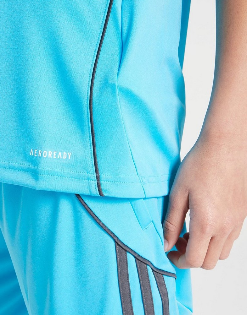 Gyerek póló ADIDAS PÓLÓ TIRO24 TEE BLU/GRY B IS6144 Kék