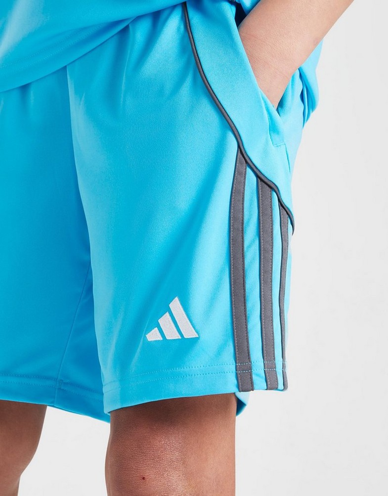 Krótkie spodenki, szorty dziecięce ADIDAS TIRO24 SHORT BLU/GRY B