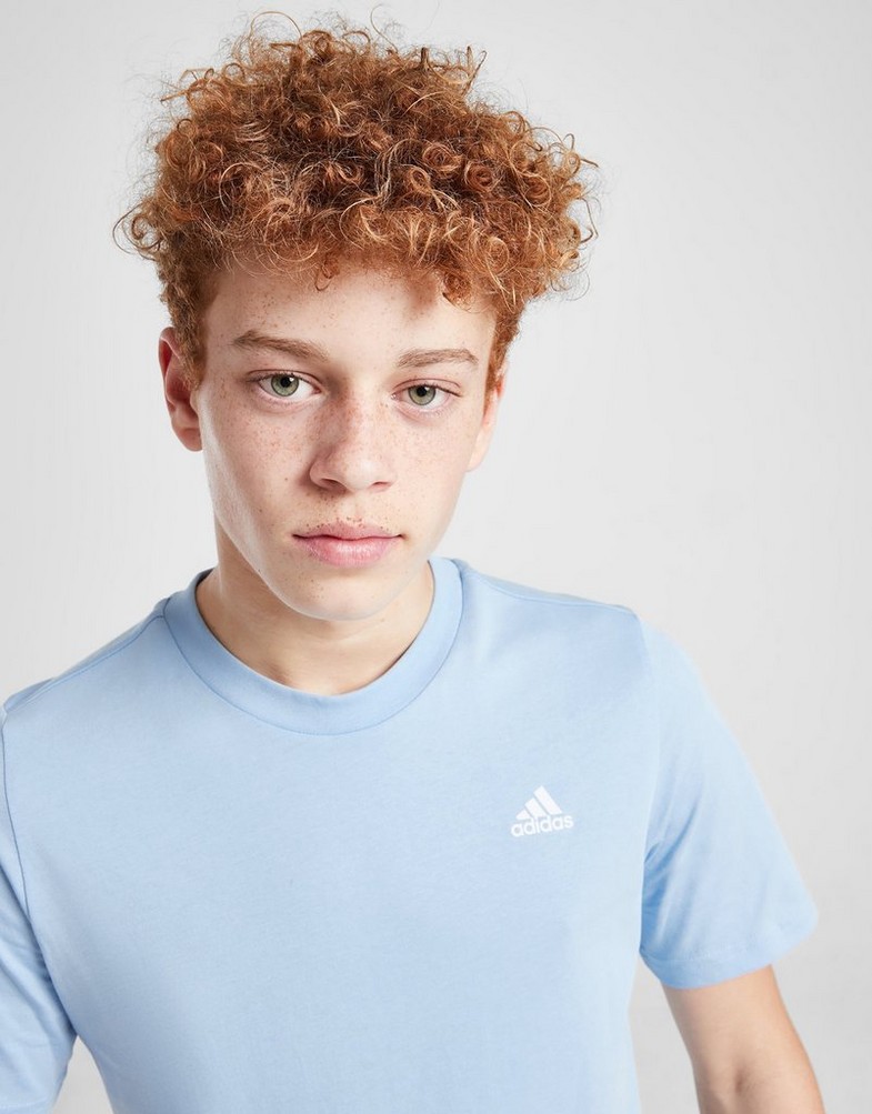 Дитячі футболки ADIDAS ФУТБОЛКА CORE LGO T L'BLU B IK2869 Блакитний