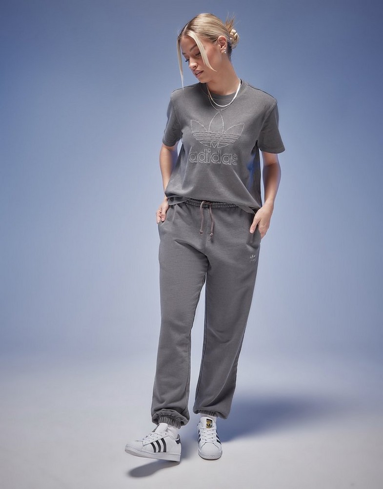 Pantaloni pentru femei ADIDAS PANTALONI  OUTLINE WSH JOG GRY IX3161 Gri