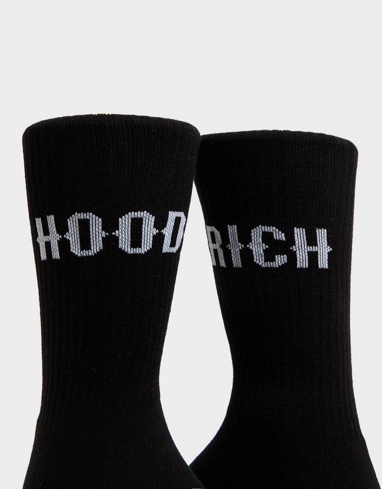Дамски чорапи HOODRICH OG CORE 3 PK CREW SOCKS B HR-2024-0257 Черен