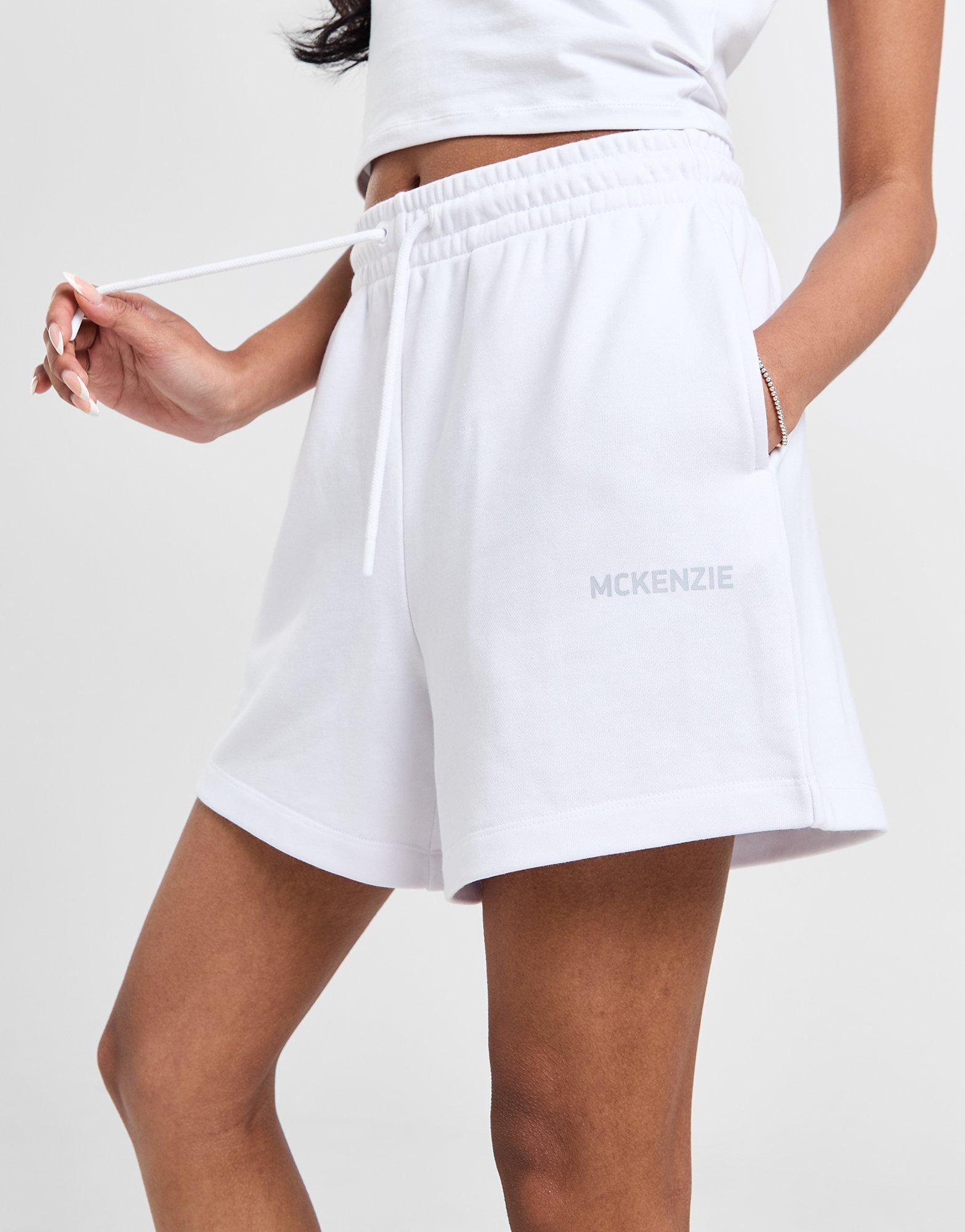 Krótkie spodenki, szorty damskie MCKENZIE SZORTY LUNA SHT WHT MCKTW16171010 Biały