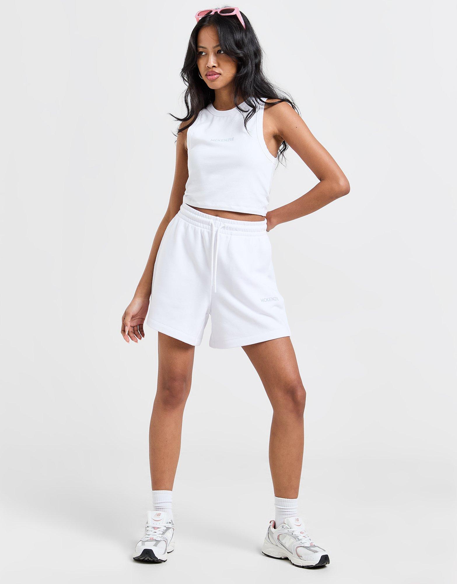 Krótkie spodenki, szorty damskie MCKENZIE SZORTY LUNA SHT WHT MCKTW16171010 Biały