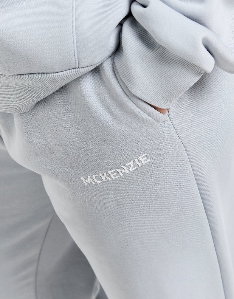 MCKENZIE SPODNIE LOGO JOG GREY MCKTW16170195 Szary