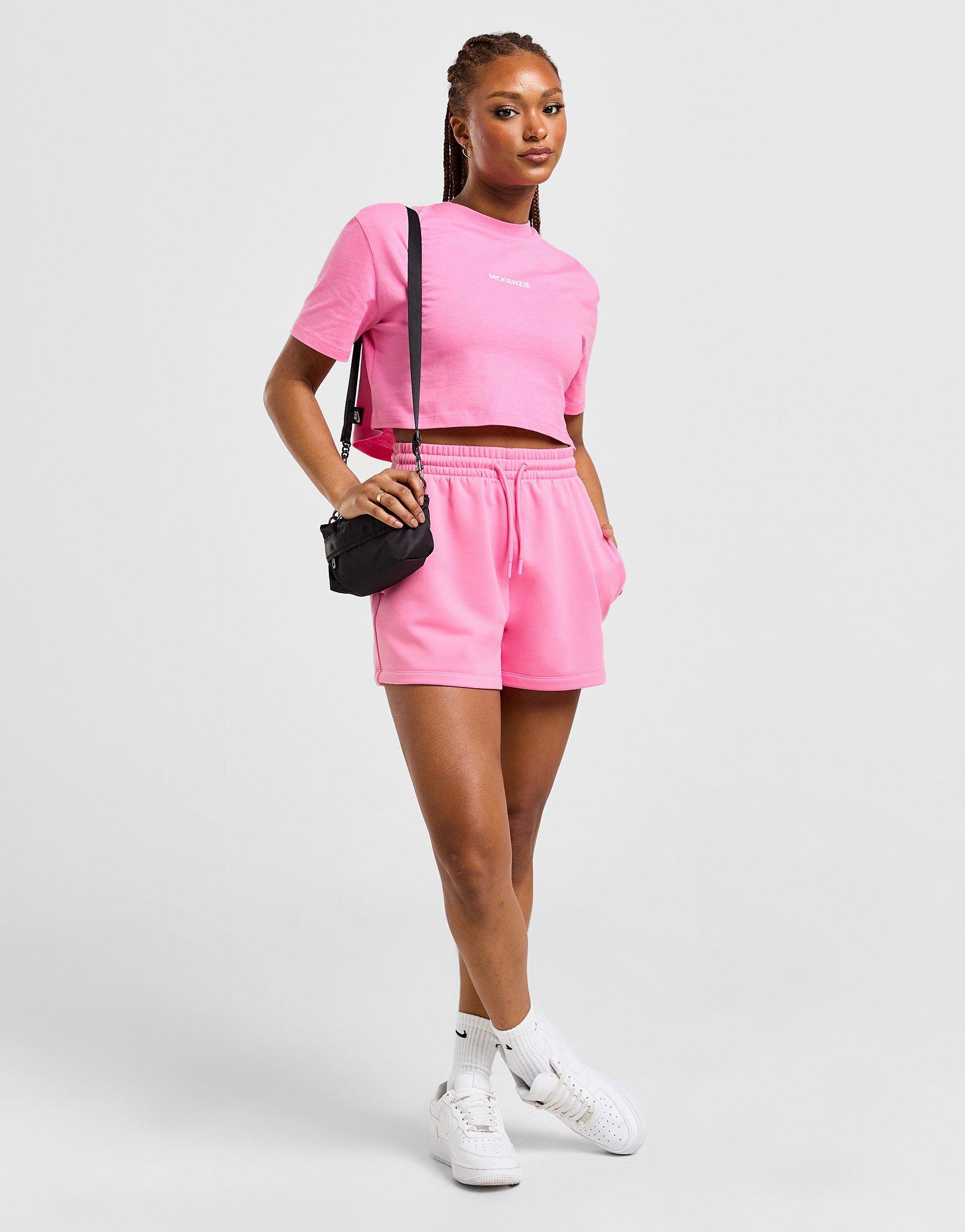 Dámské tričko MCKENZIE TRIČKO LUNA CROP TEE SPK MCKTW16169193 Růžová