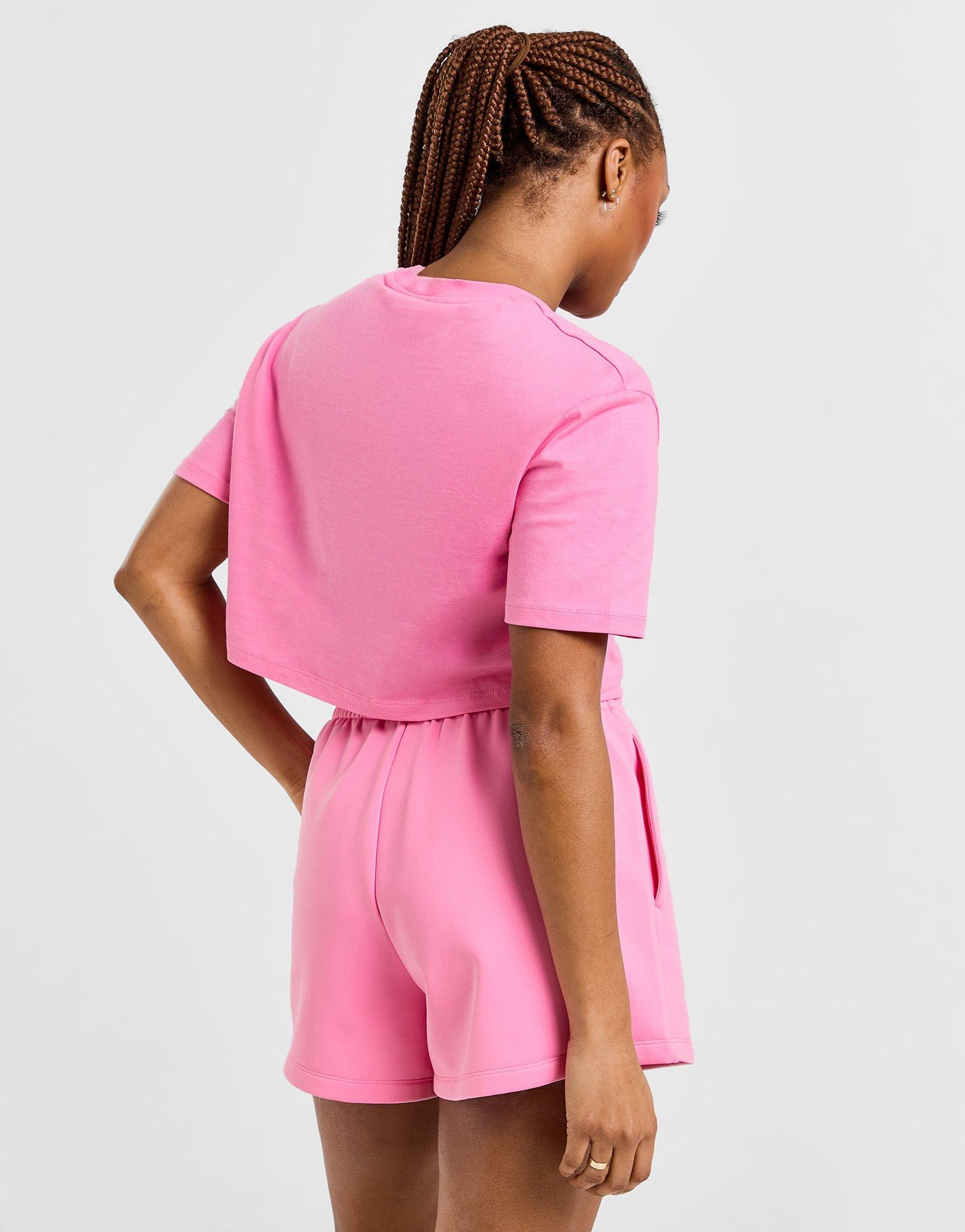 Dámské tričko MCKENZIE TRIČKO LUNA CROP TEE SPK MCKTW16169193 Růžová