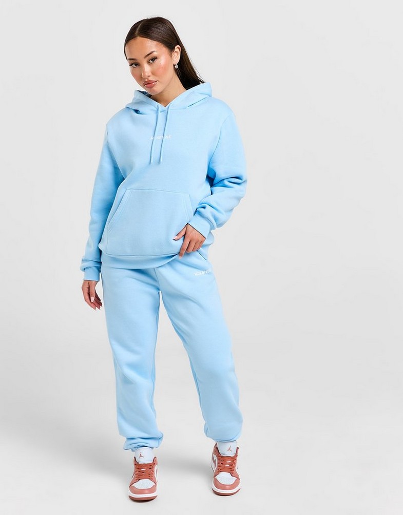 Dámská mikina MCKENZIE MIKINA S KAPUCÍ LOGO OH HD L'BLUE MCKTW16172196 Modrá
