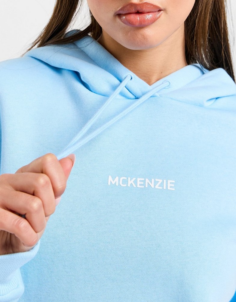 Dámská mikina MCKENZIE MIKINA S KAPUCÍ LOGO OH HD L'BLUE MCKTW16172196 Modrá