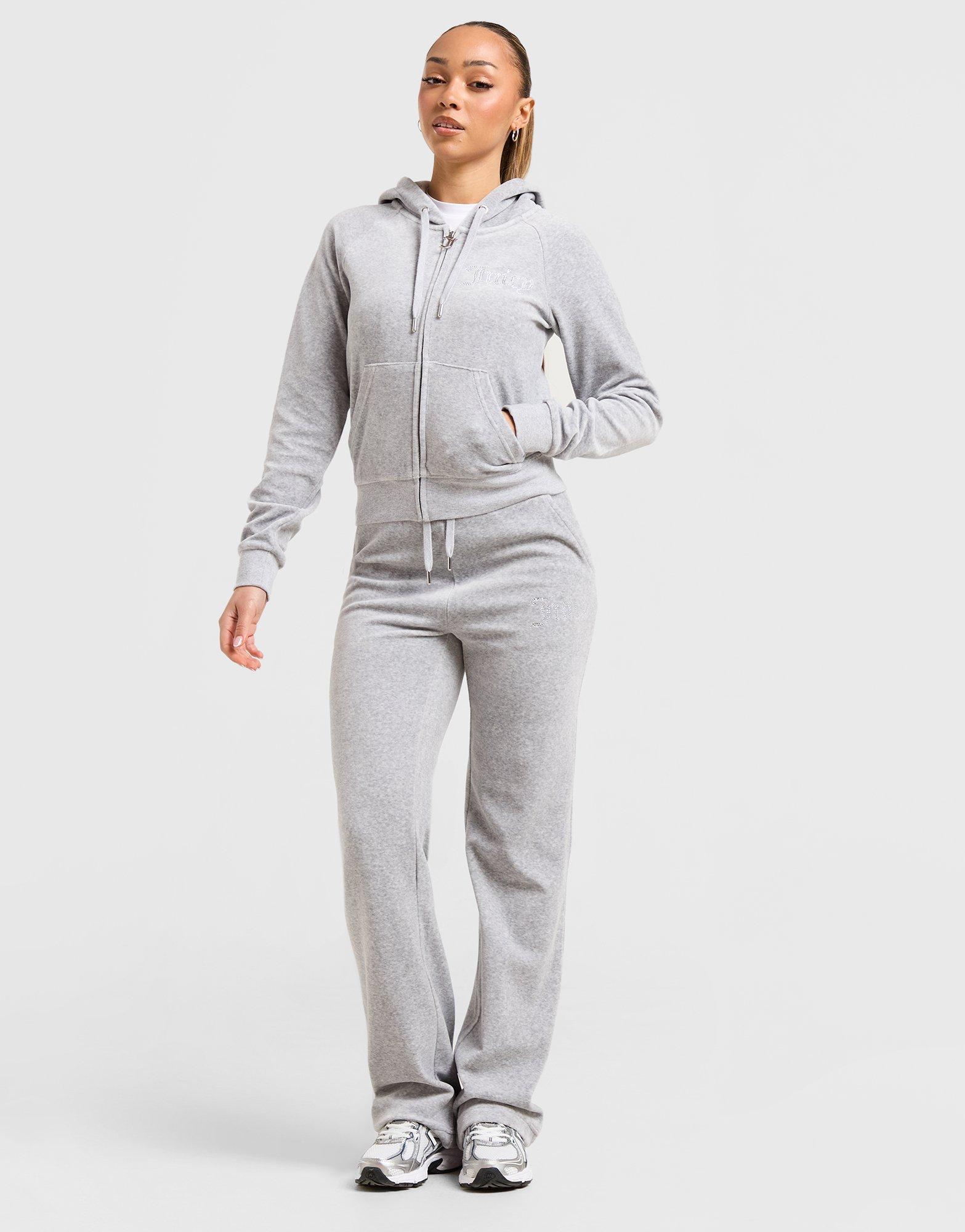 Жіночі штани JUICY COUTURE ШТАНИ DMNT LOGO VLR PANT G'MRL JCJDW187133 Сірий