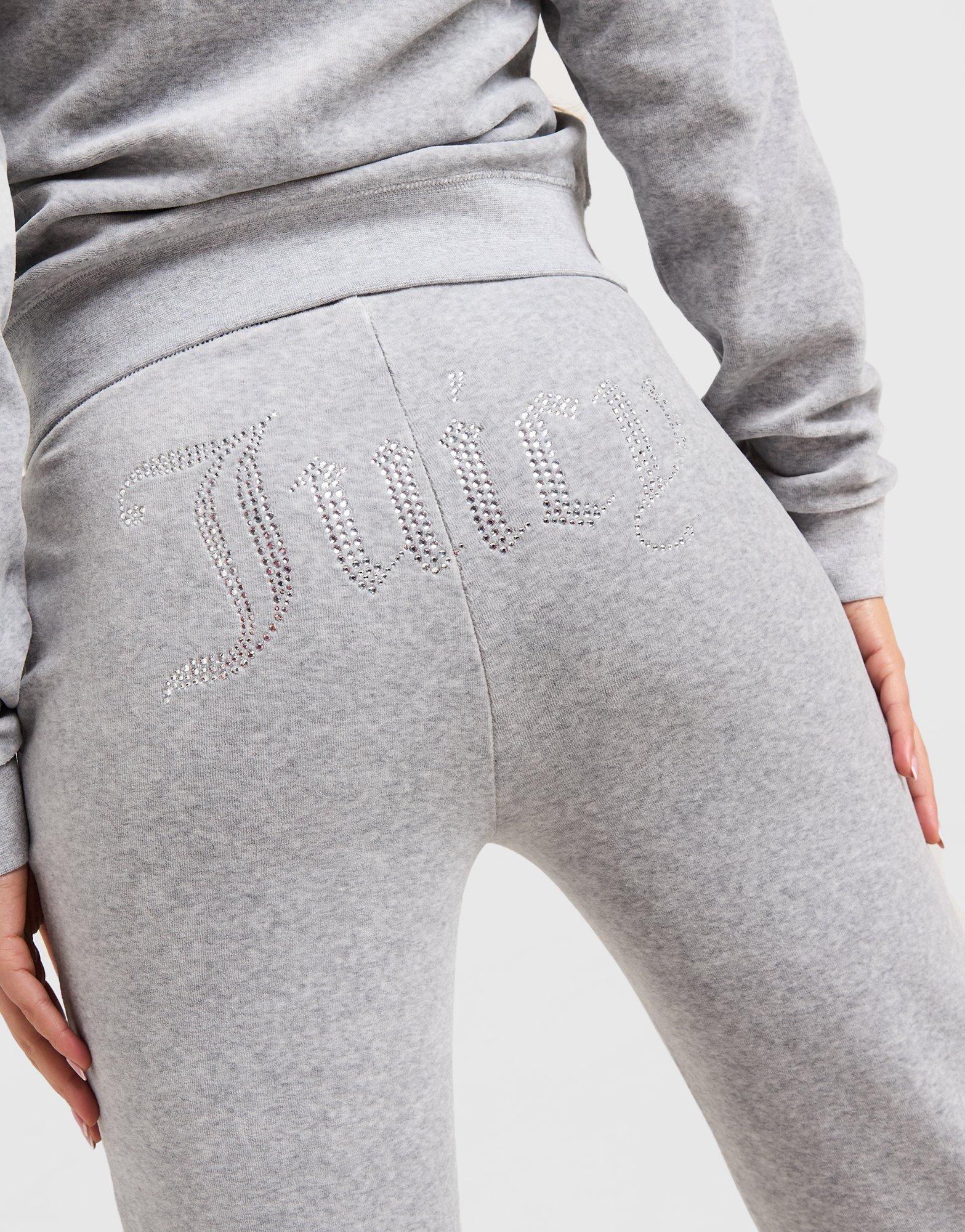 Жіночі штани JUICY COUTURE ШТАНИ DMNT LOGO VLR PANT G'MRL JCJDW187133 Сірий