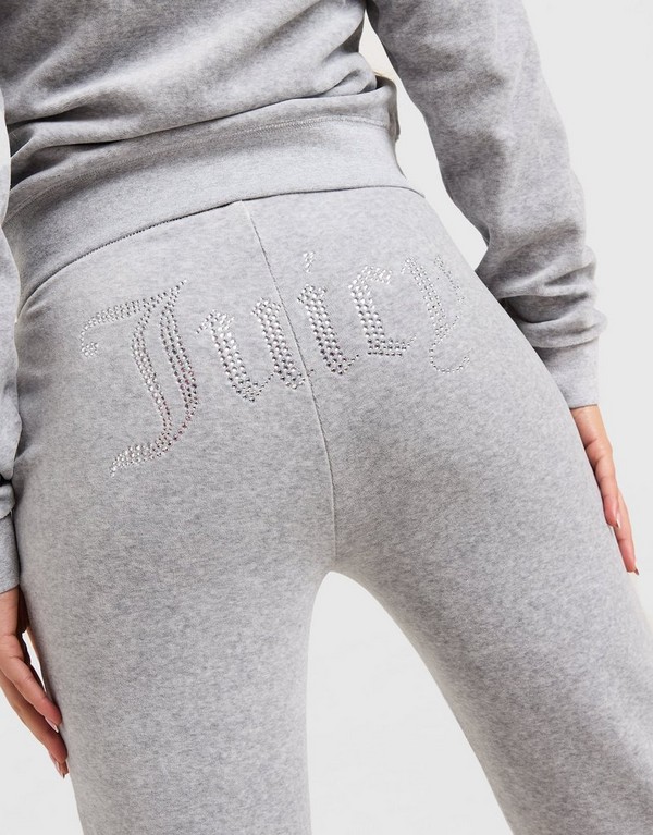 Juicy Couture Spodnie Dmnt Logo Vlr Pant G'mrl - obrazek 3