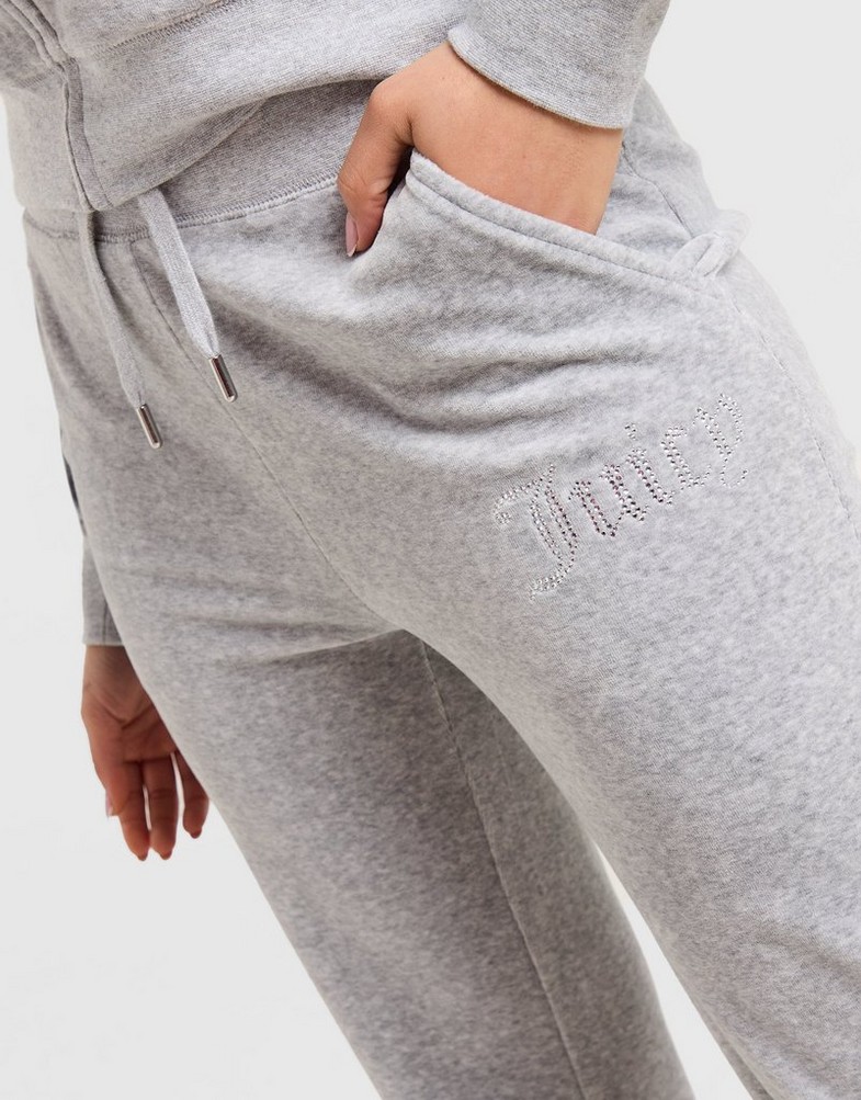 Női nadrág JUICY COUTURE NADRÁG DMNT LOGO VLR PANT G'MRL