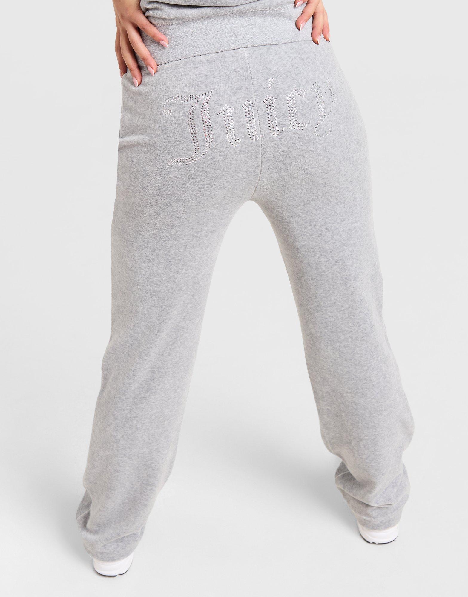 Жіночі штани JUICY COUTURE ШТАНИ DMNT LOGO VLR PANT G'MRL JCJDW187133 Сірий
