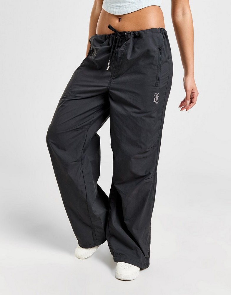 JUICY COUTURE SPODNIE DMNT CARGO PANT BLK