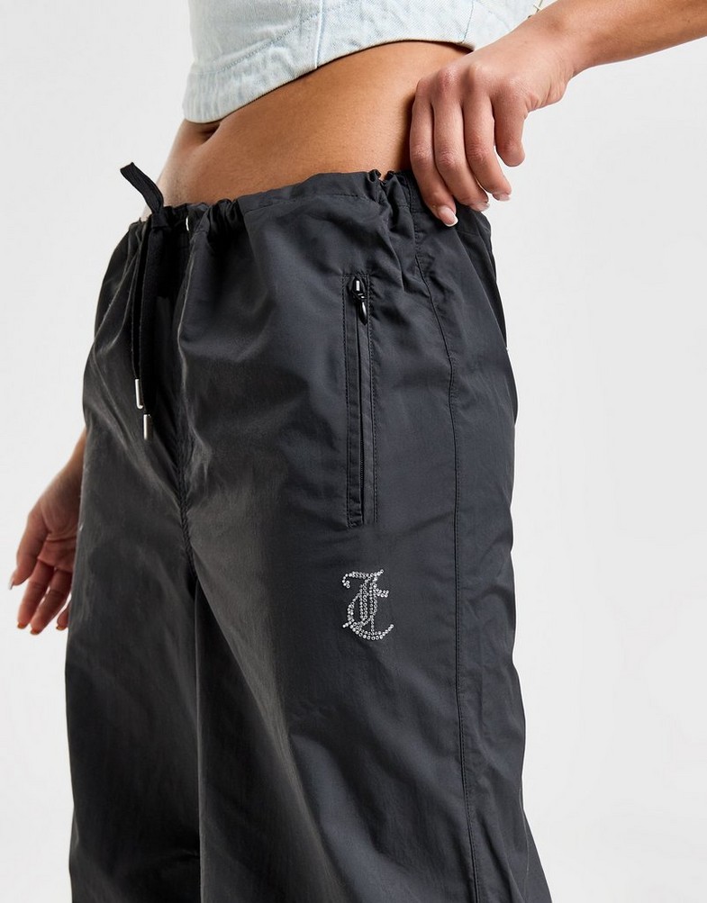 Жіночі штани JUICY COUTURE ШТАНИ DMNT CARGO PANT BLK JCWBJ24341101 Чорний
