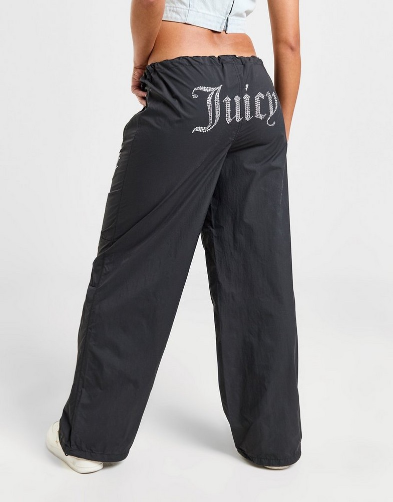 JUICY COUTURE SPODNIE DMNT CARGO PANT BLK