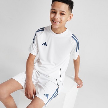Pantaloni scurți pentru copii ADIDAS TIRO24 SHORT WHT/BLU B