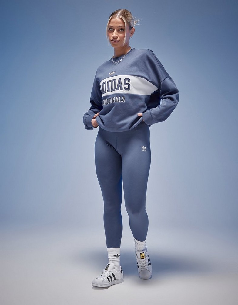 Жіночі кофти ADIDAS КОФТА LOOSE CREW IX5035 Темно-синій