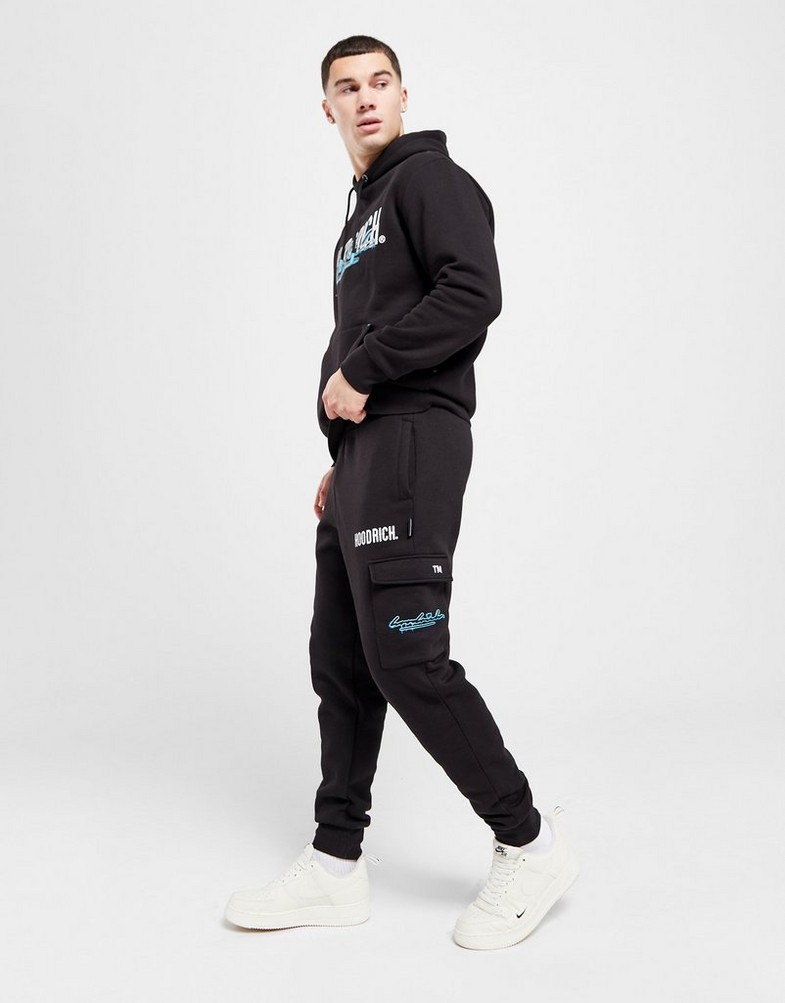 Чоловічі штани HOODRICH ШТАНИ SPLATTER JOG BLK HR - 0124 - 0392 Чорний
