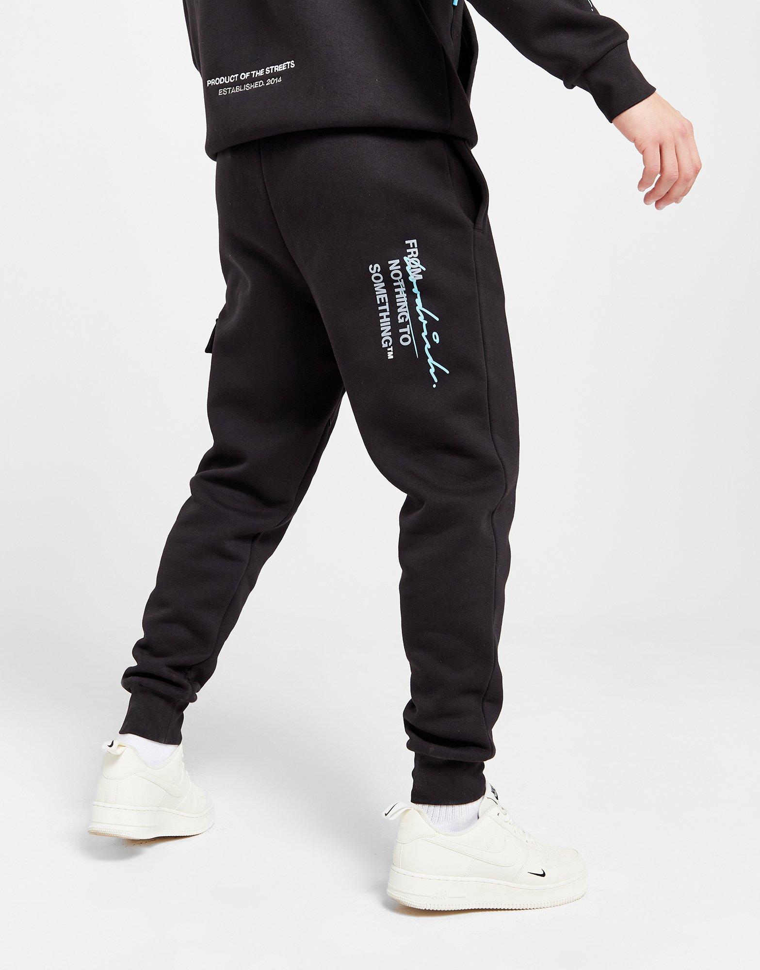 Чоловічі штани HOODRICH ШТАНИ SPLATTER JOG BLK HR - 0124 - 0392 Чорний