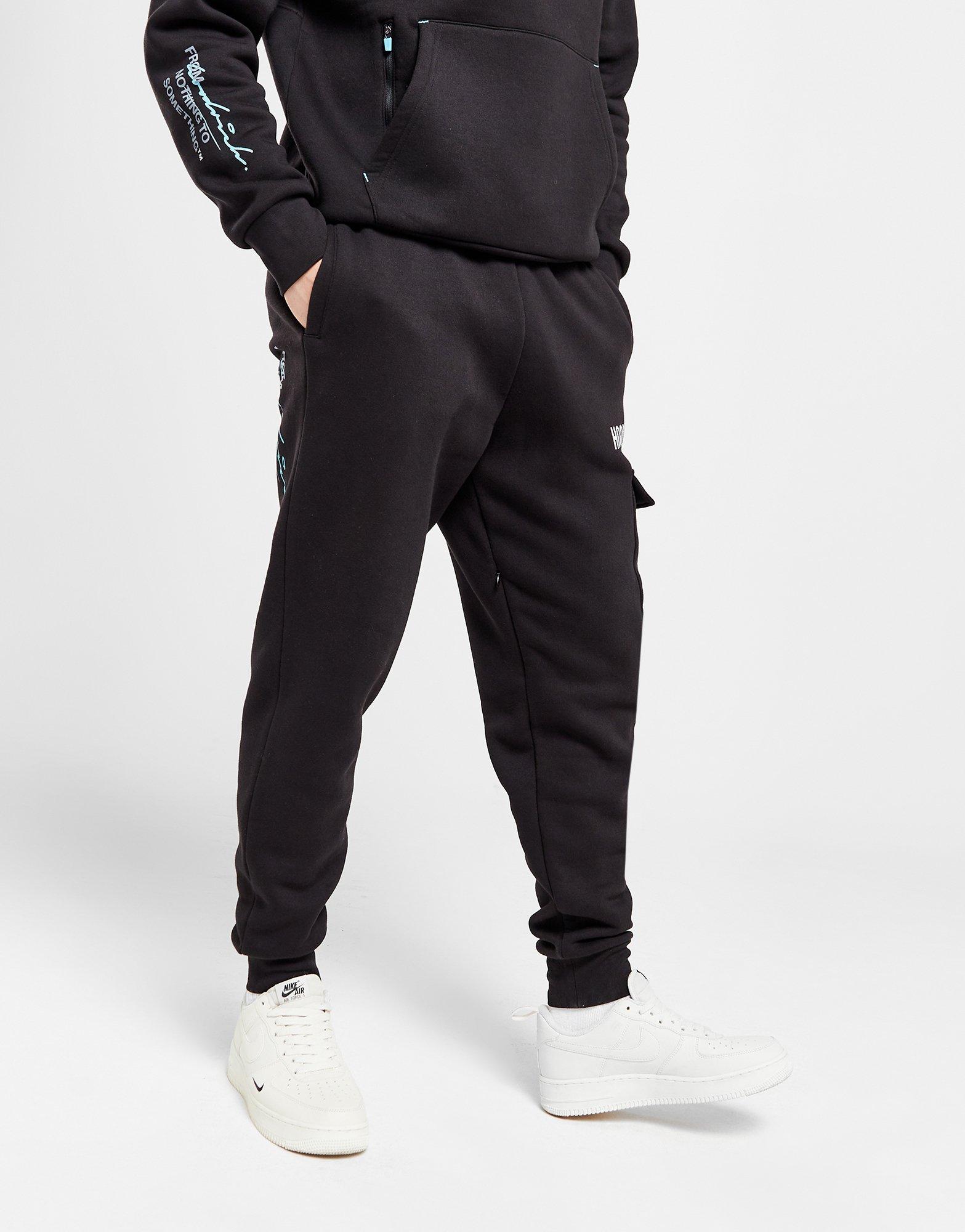 Чоловічі штани HOODRICH ШТАНИ SPLATTER JOG BLK HR - 0124 - 0392 Чорний