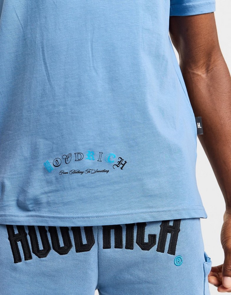 Чоловічі футболки HOODRICH ФУТБОЛКА HEAT TEE COR BLU HR - 0124 - 0401 Блакитний