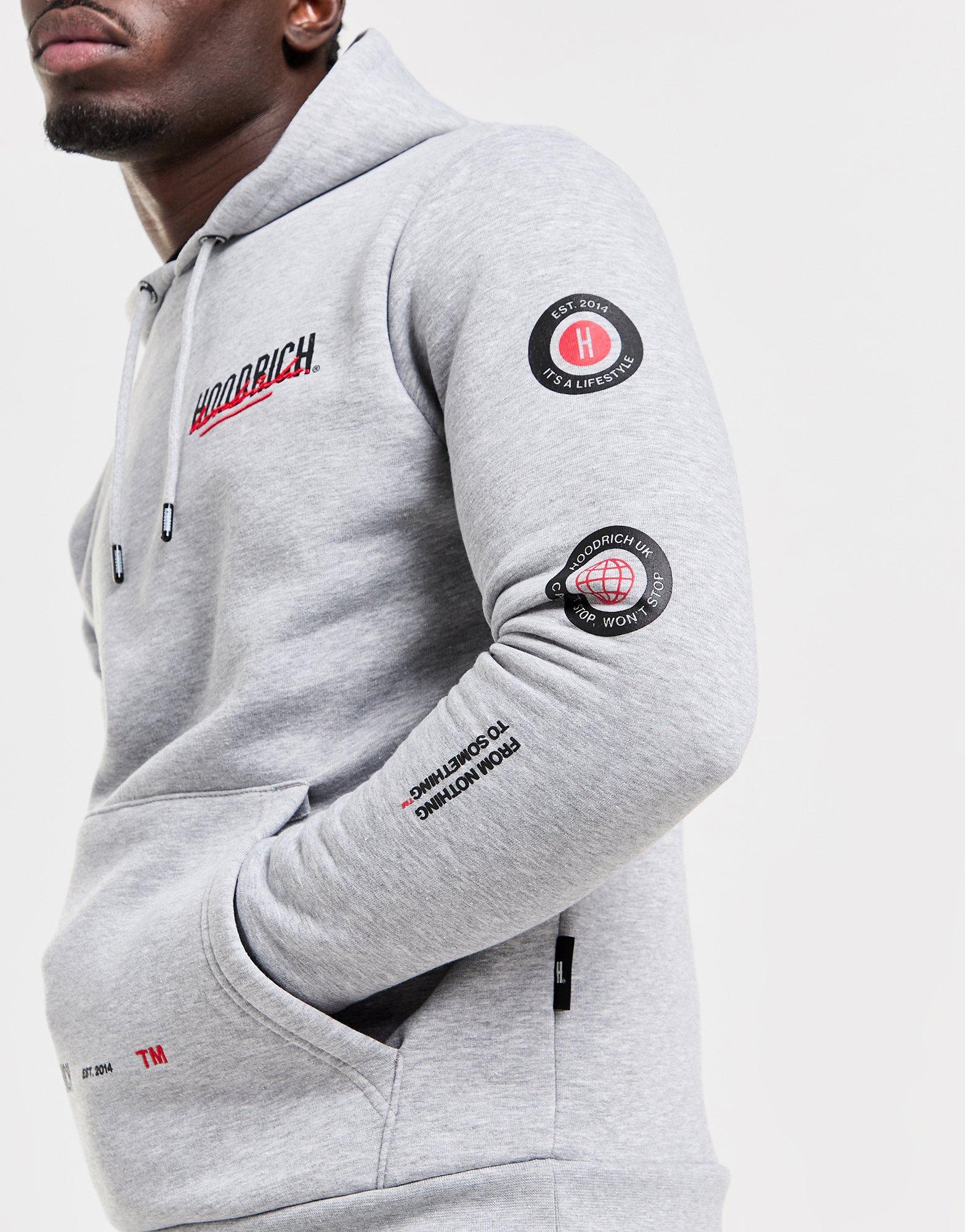Мъжка блуза HOODRICH СУИТЧЪР С КАЧУЛКА FUSION HD GYM HR - 0124 - 0470 Сив