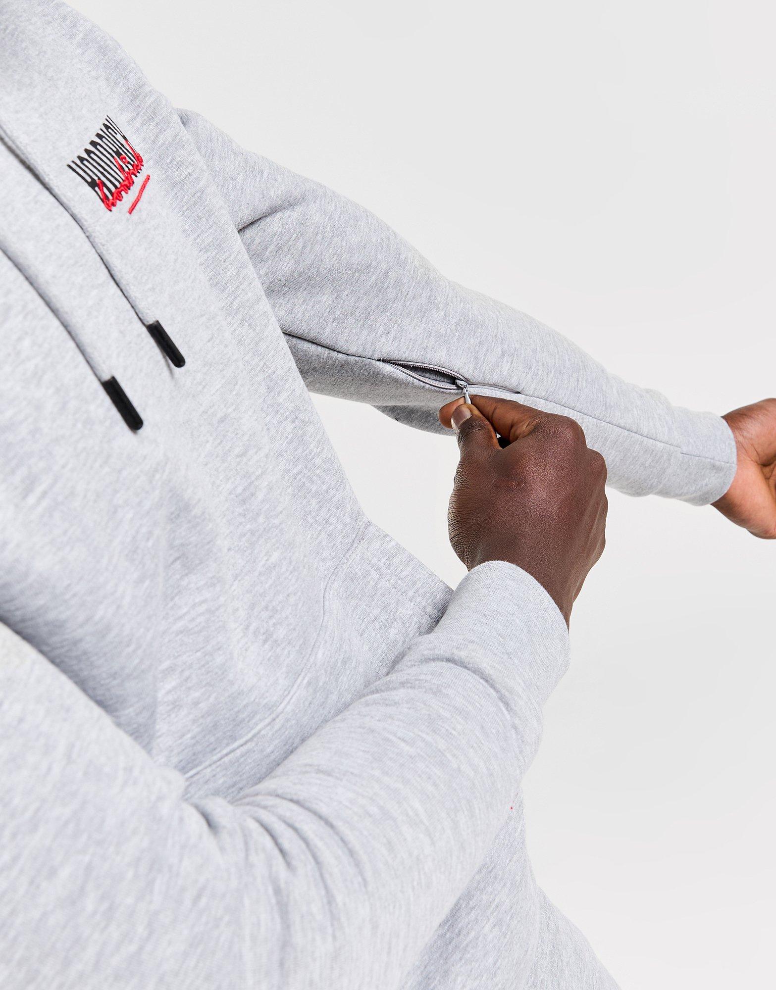 Мъжка блуза HOODRICH СУИТЧЪР С КАЧУЛКА FUSION HD GYM HR - 0124 - 0470 Сив