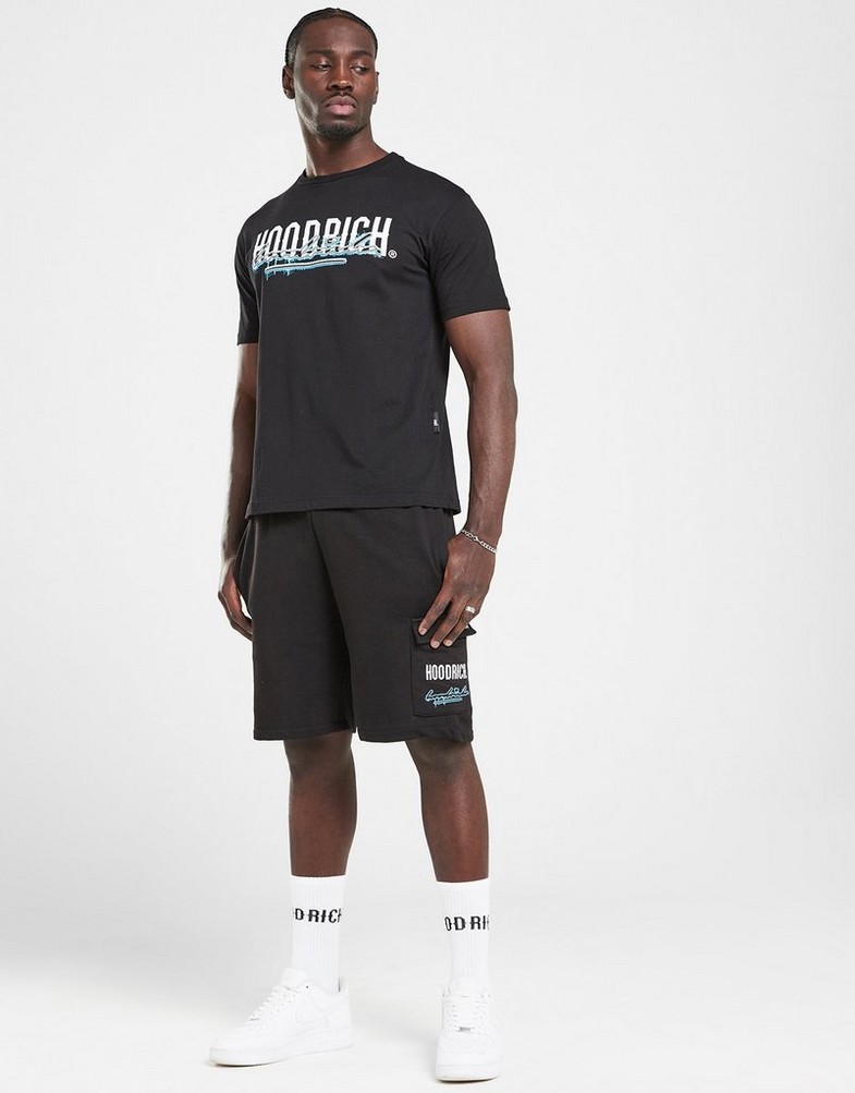 Чоловічі шорти HOODRICH ШОРТИ SPLATTER SHORT BLK HR - 0124 - 0394 Чорний