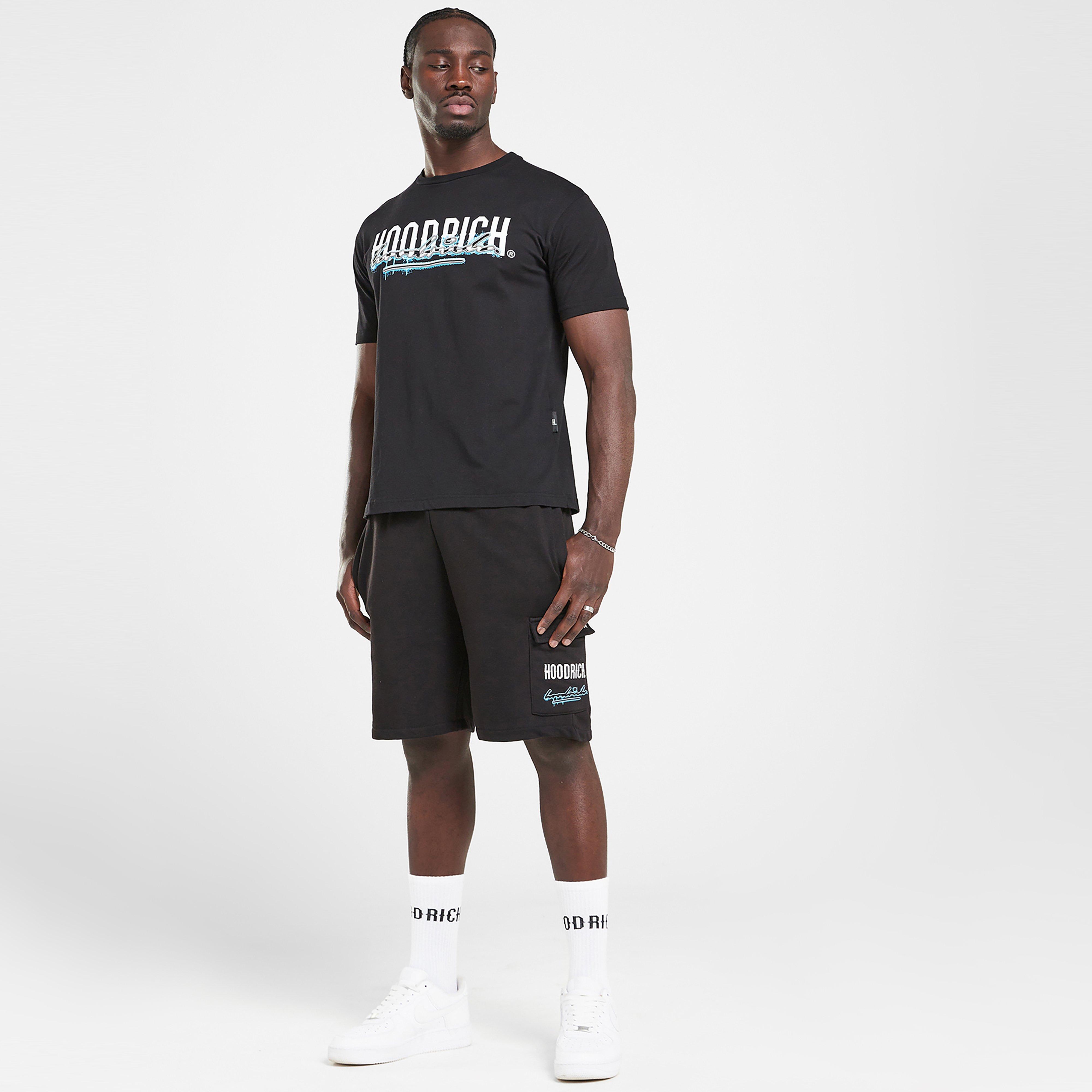 Pantaloni scurți pentru bărbați HOODRICH PANTALONI SCURȚI SPLATTER SHORT BLK