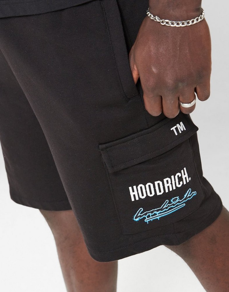 Чоловічі шорти HOODRICH ШОРТИ SPLATTER SHORT BLK HR - 0124 - 0394 Чорний
