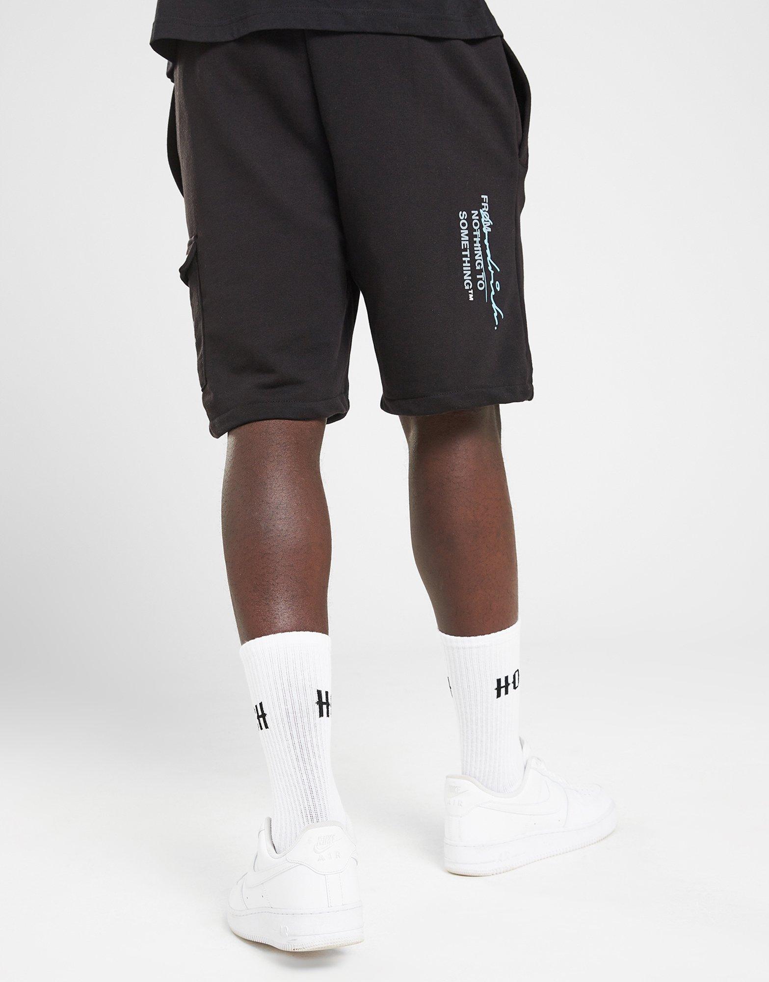 Мъжки шорти HOODRICH ШОРТИ SPLATTER SHORT BLK HR - 0124 - 0394 Черен