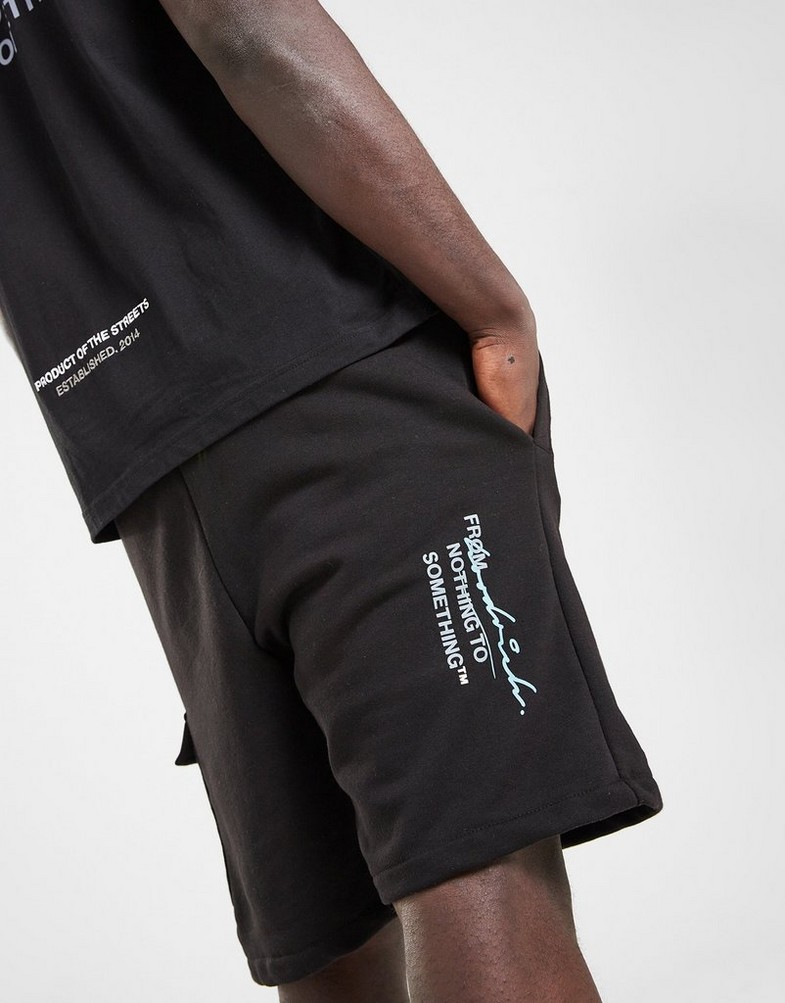 Férfi rövidnadrág HOODRICH RÖVIDNADRÁG SPLATTER SHORT BLK