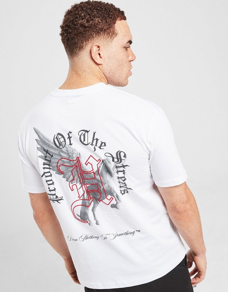 Pánske tričko HOODRICH TRIČKO PEGASUS TEE WHT HR - 0124 - 0468 Biela