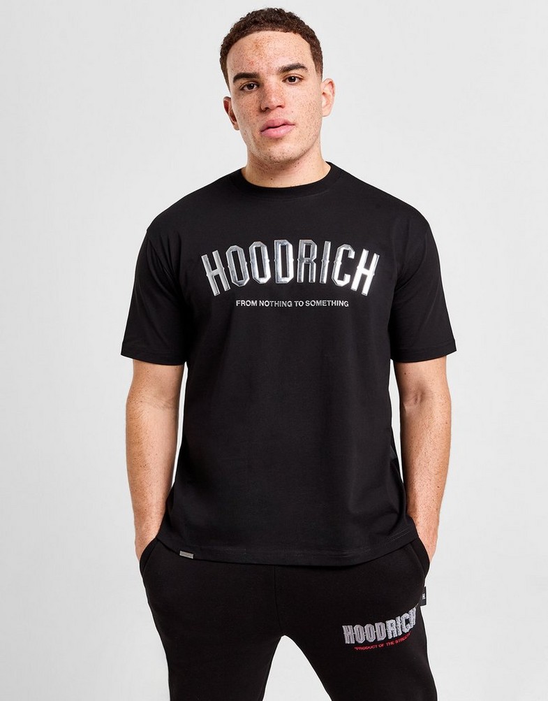 Tricou pentru bărbați HOODRICH TRICOU CHROME TEE BLK HR - 0124 - 0409 Negru
