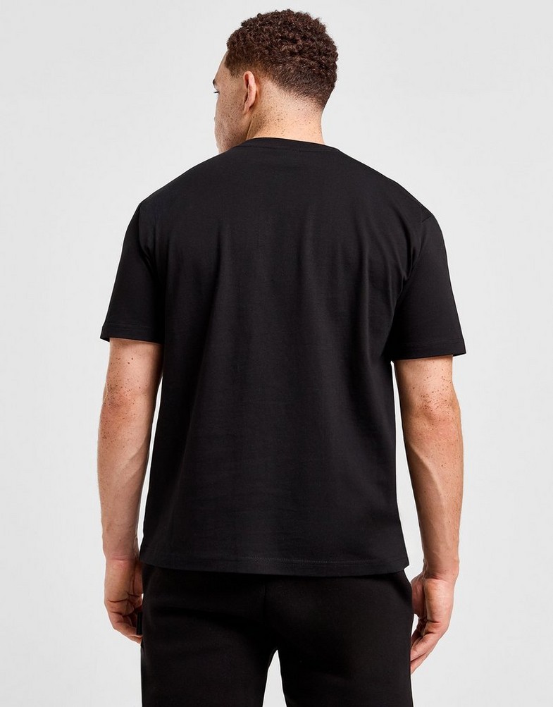 Tricou pentru bărbați HOODRICH TRICOU CHROME TEE BLK HR - 0124 - 0409 Negru