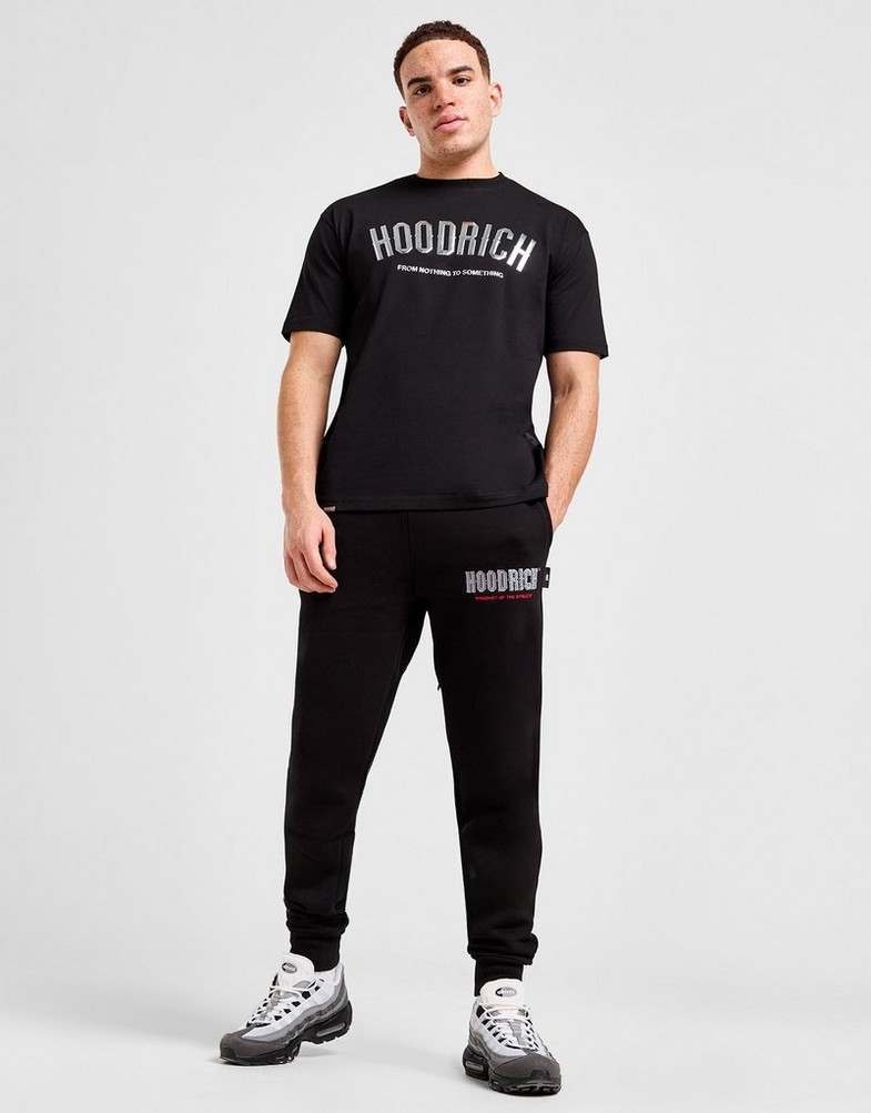 Tricou pentru bărbați HOODRICH TRICOU CHROME TEE BLK HR - 0124 - 0409 Negru