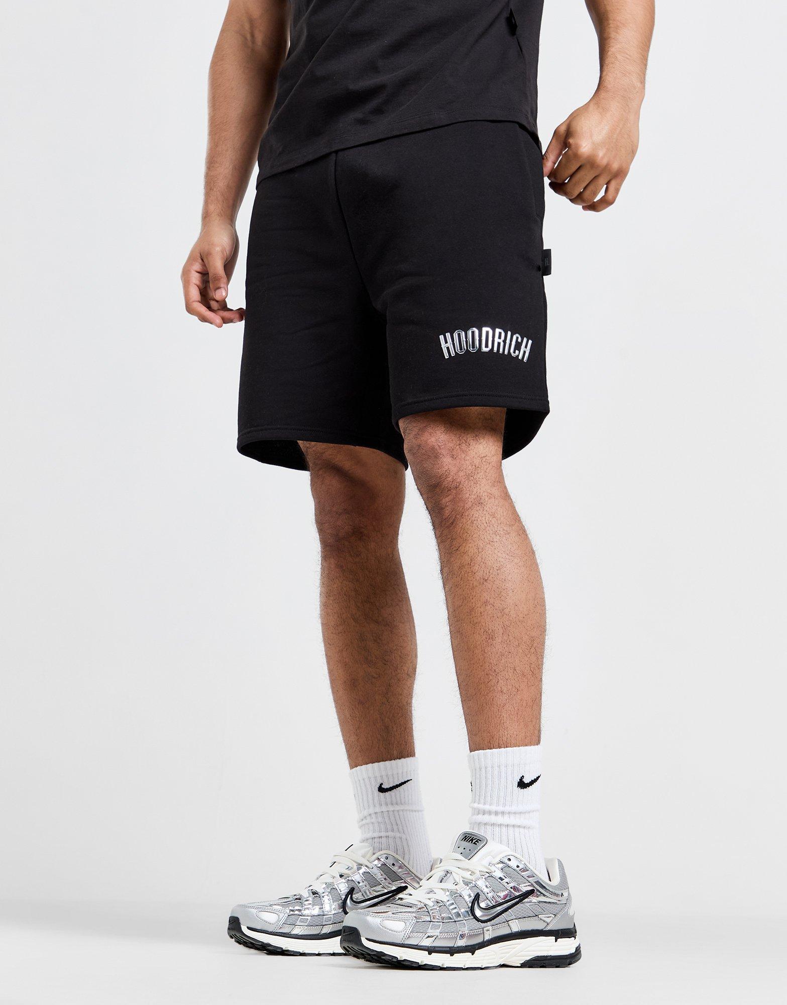 Pánske šortky HOODRICH ŠORTKY  CHROME SHORT BLK HR - 0124 - 0410 Čierna