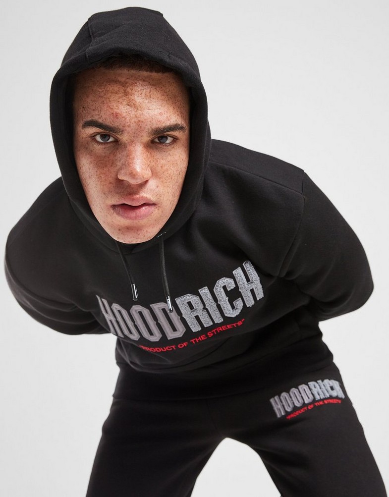 HOODRICH BLUZA Z KAPTUREM OG FADE HD BLK HR - 0124 - 0440