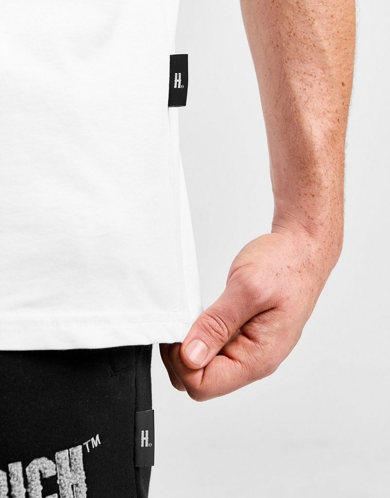 Koszulka, t-shirt męski HOODRICH T-SHIRT OG FADE TEE WHT HR - 0124 - 0469 Biały