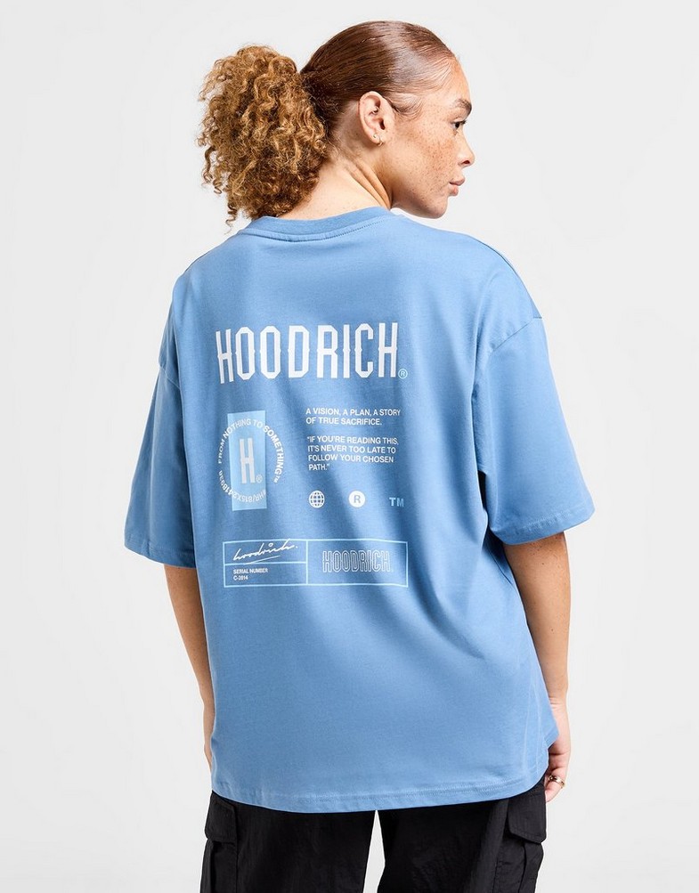 Tak5215品 Tricouri HOODRICH TRICOU AZURE V2 BF T TEAL HW01240153 • Albastru