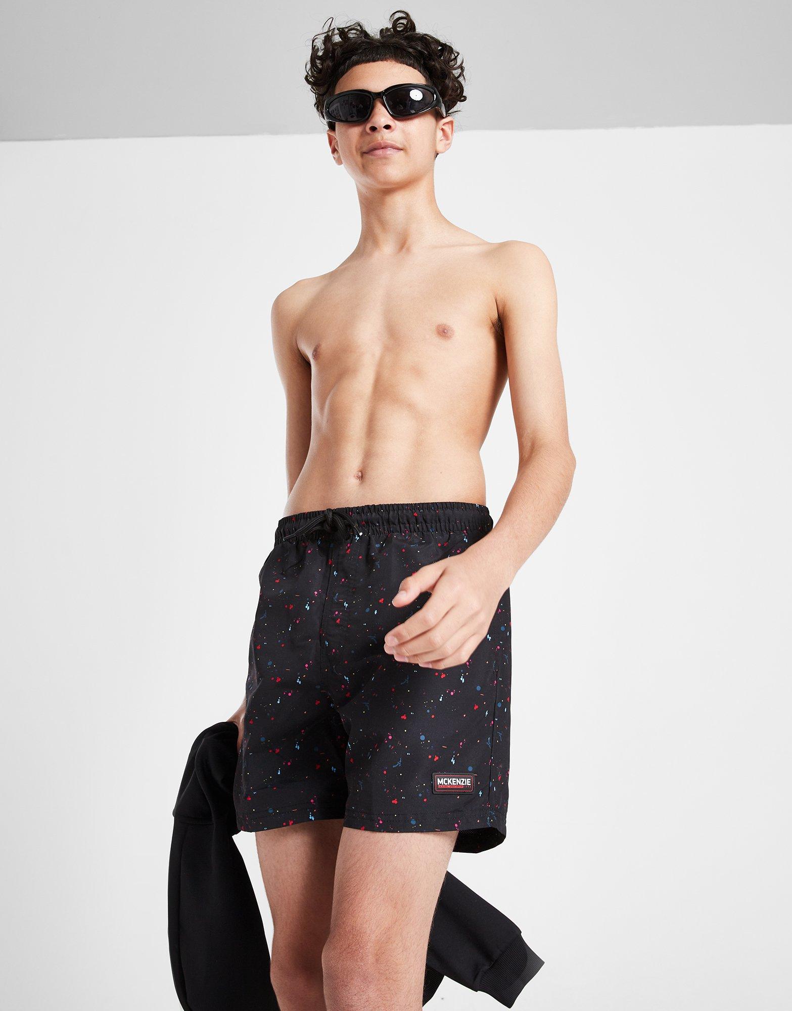 Mckenzie Šortky  Paint Swm Blk B