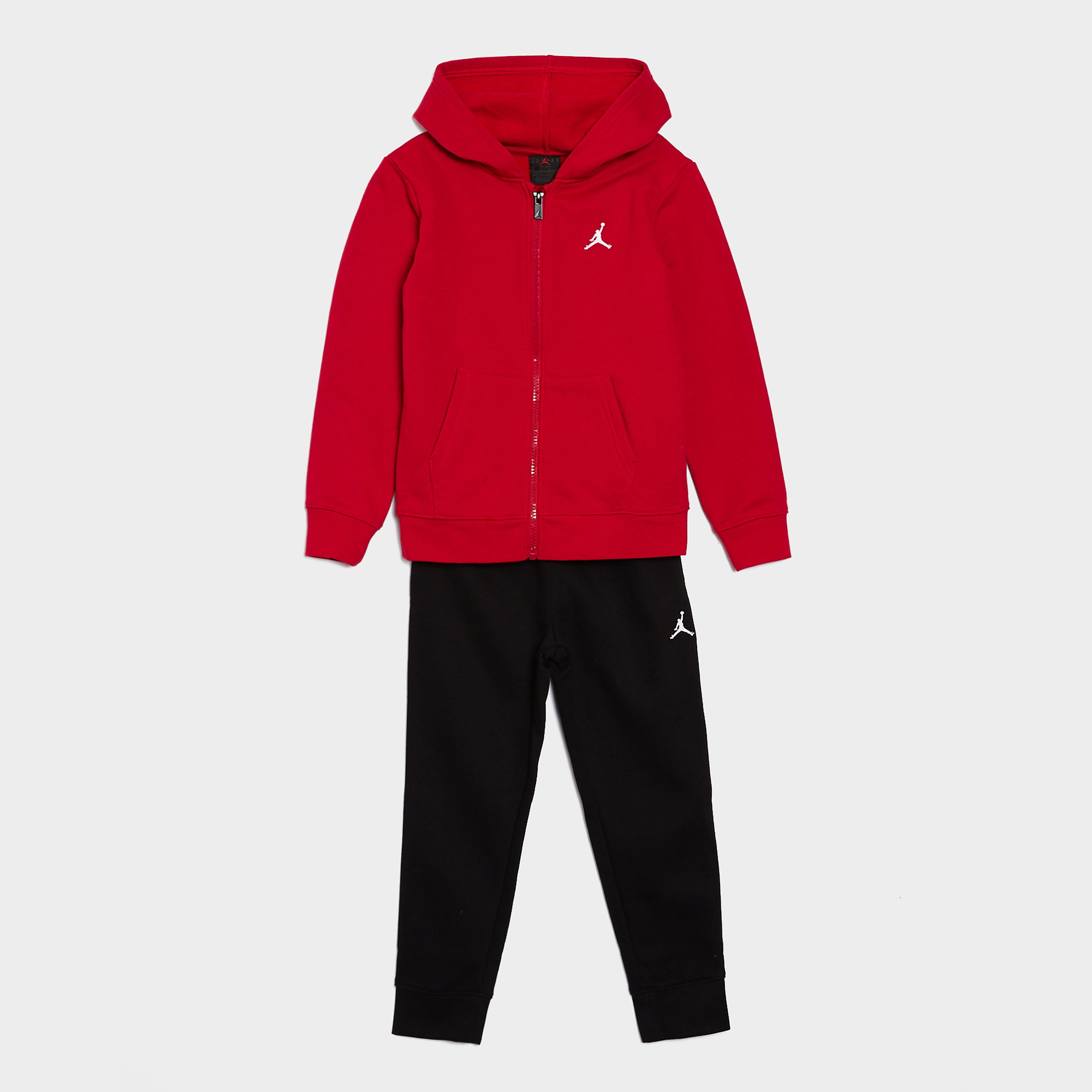 Gyerek melegítőszett JORDAN MELEGÍTŐ MJ BRKLYN FLC FZ HOODIE SET