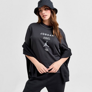 Tricou pentru femei TRICOU W JORDAN SS GF GFX TEE JQC OFF NOIR/(SAIL)